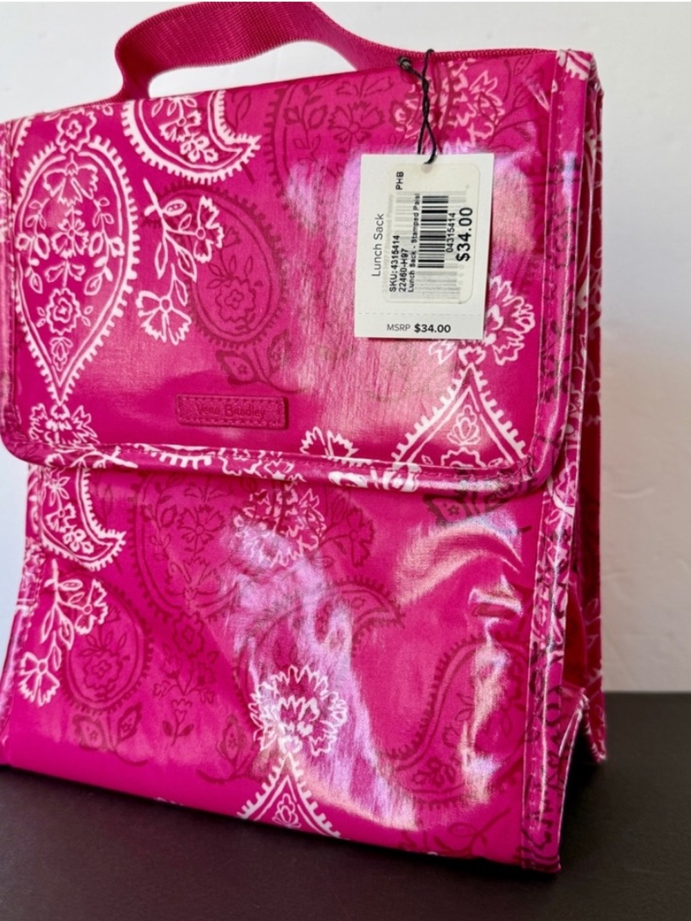 🔴 Vera Bradley Hot Pink Paisley Cosmetic Case! 🔥